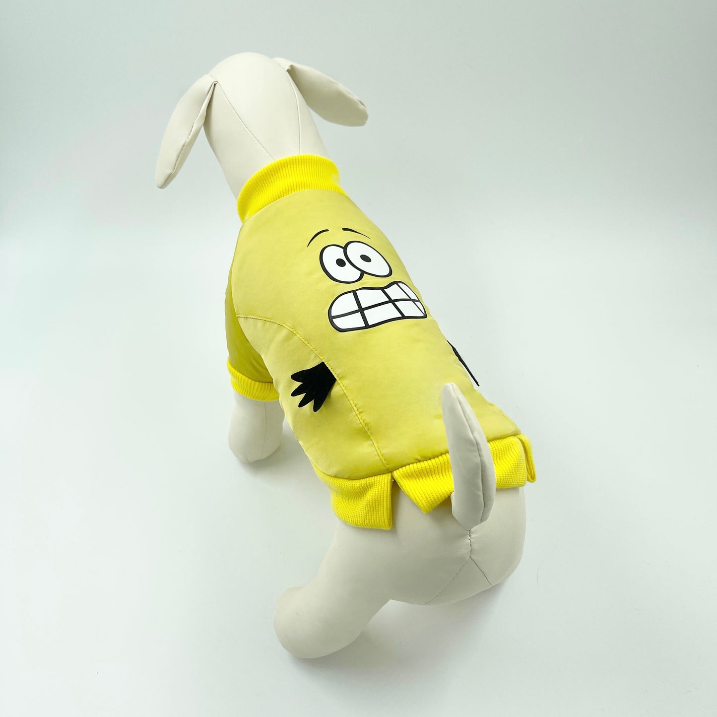 Smile Fleece Lined Windproof Jacket - Yellow