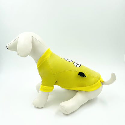 Smile Fleece Lined Windproof Jacket - Yellow