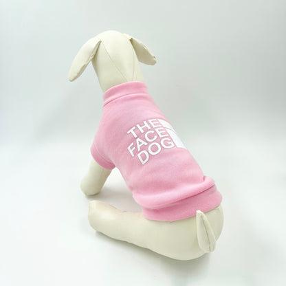 The Face Dog Sweatshirt - Pink