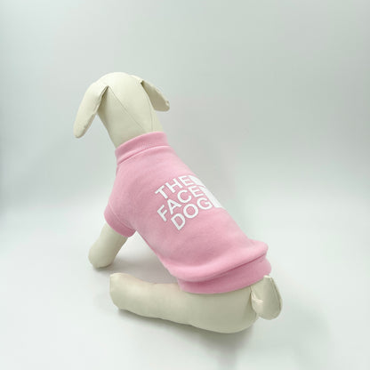 The Face Dog Sweatshirt - Pink