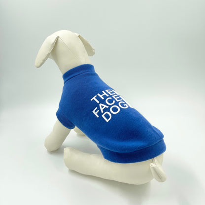 The Face Dog Sweatshirt - Blue