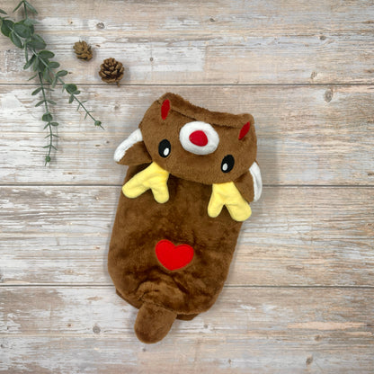 Reindeer Dog Plush Jacket