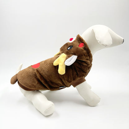 Reindeer Dog Plush Jacket