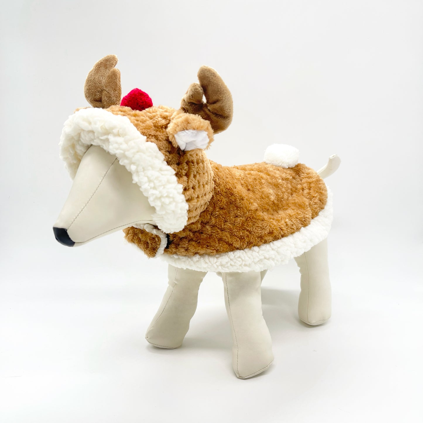 Reindeer Fleece Dog Cape